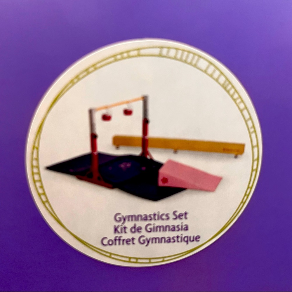 American Girl Gymnastics play set.